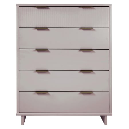 Manhattan Comfort Granville 45.27 Tall Dresser in Light Grey DR-5026